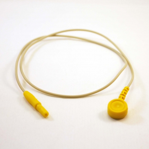 Cable conexión color amarillo DIN hembra 1.6mm