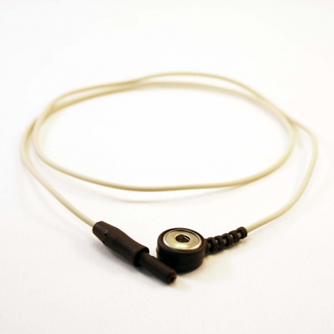 Cable conexión color marrón DIN hembra 1.6mm