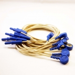 Cable conexión color azul DIN hembra 1.6mm