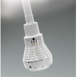 Lámpara de reconocimiento halógena HL 1200 sobre trípode ligero rodable, blanca