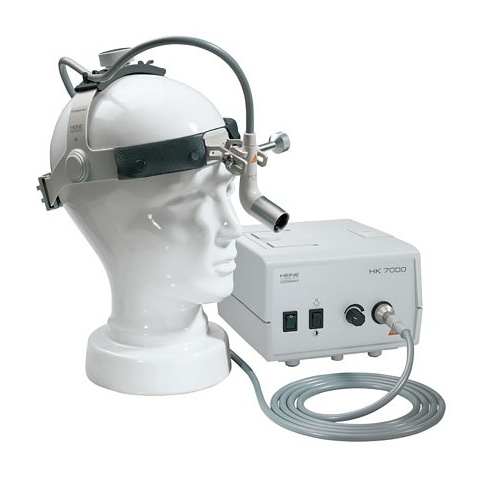 Kit 6 Lámpara frontal MD 1000 FO con video óptica prismática, c/cámara CCD A-Cam y procesador, completo