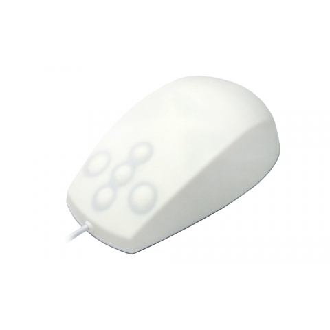 Ratón mouse grado médico láser USB blanco