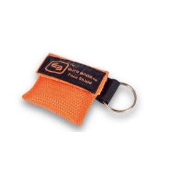 MASK'S, bolsa plástico para reanimación CPR. Color naranja.