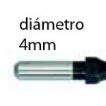 Electrodo monopolar reutilizable bola diámetro 2mm acodado