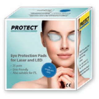 Caja 25 pares cobertores oculares Laser, LED, IPL