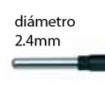 Electrodo monopolar reutilizable bola diámetro 2mm longitud 90mm